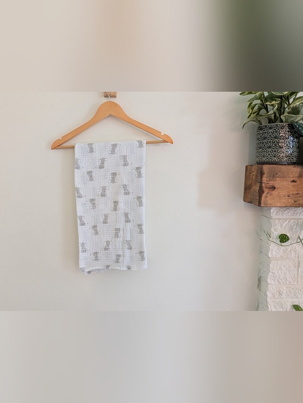Aden + Anais Elephant Muslin Swaddle